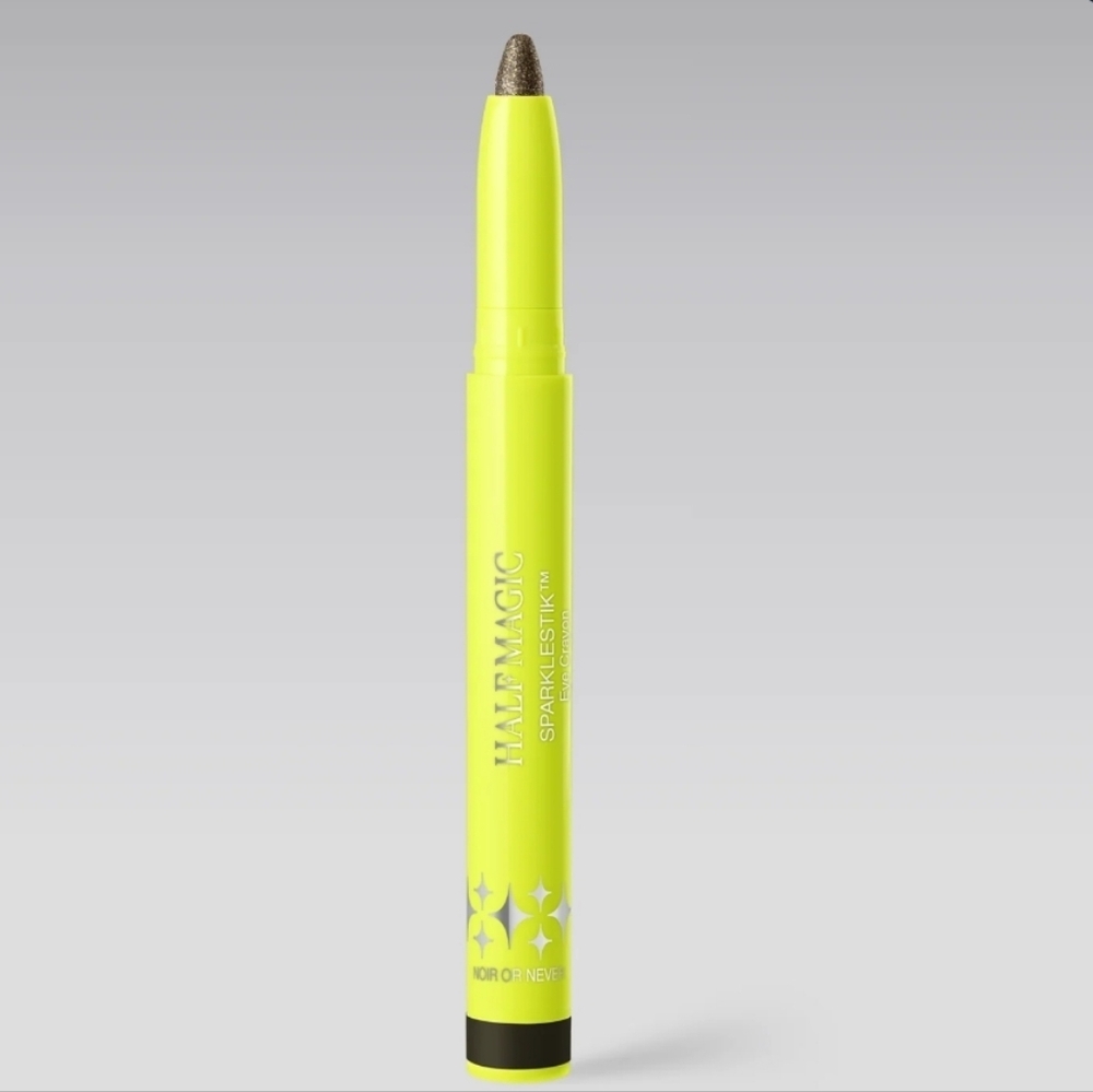 Half Magic Sparkle Stick Eye Crayon: Noir Or Never, .04oz, NIB